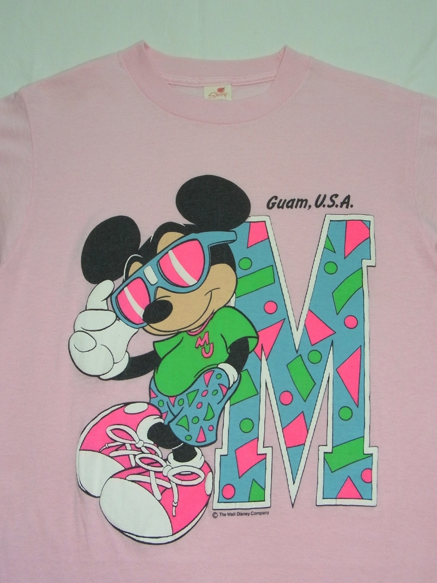 超目玉枠】 ピンク sizeM Tシャツ ミッキーマウス MOUSE MICKEY