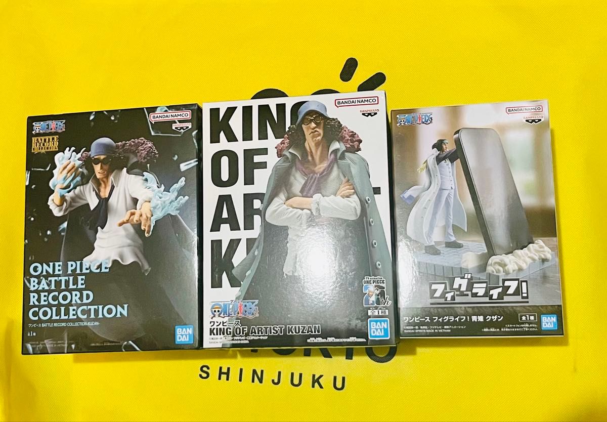 【新品】ワンピース BATTLE RECORD COLLECTION KUZAN ONEPIECE/クザン・KUZAN・青雉/BATTLE RECORD COLLECTION等/3体
