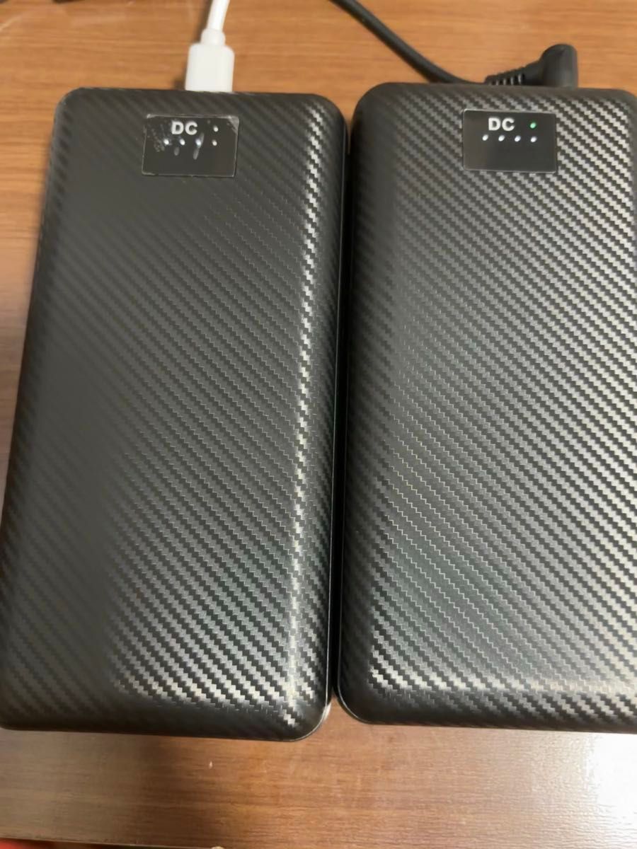 【通電動作確認済み】a3676 モバイルバッテリー 大容量 30000mah 電熱ベスト 2個セット