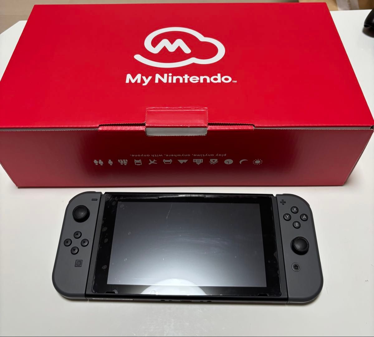 Nintendo Switch本体(箱・付属品完備) バッテリー強化版 ケース付 Nintendo Switch 本体 マイニンテンドーストア限定箱 バッテリー