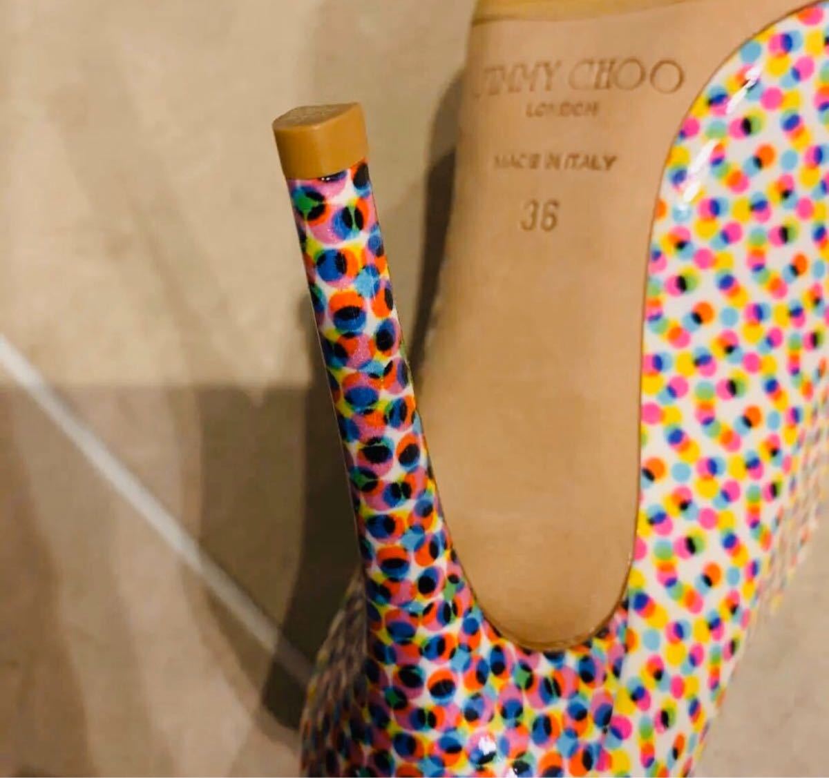 定価13万 レア 新品ジミーチュウJimmy choo パンプス レザー 36