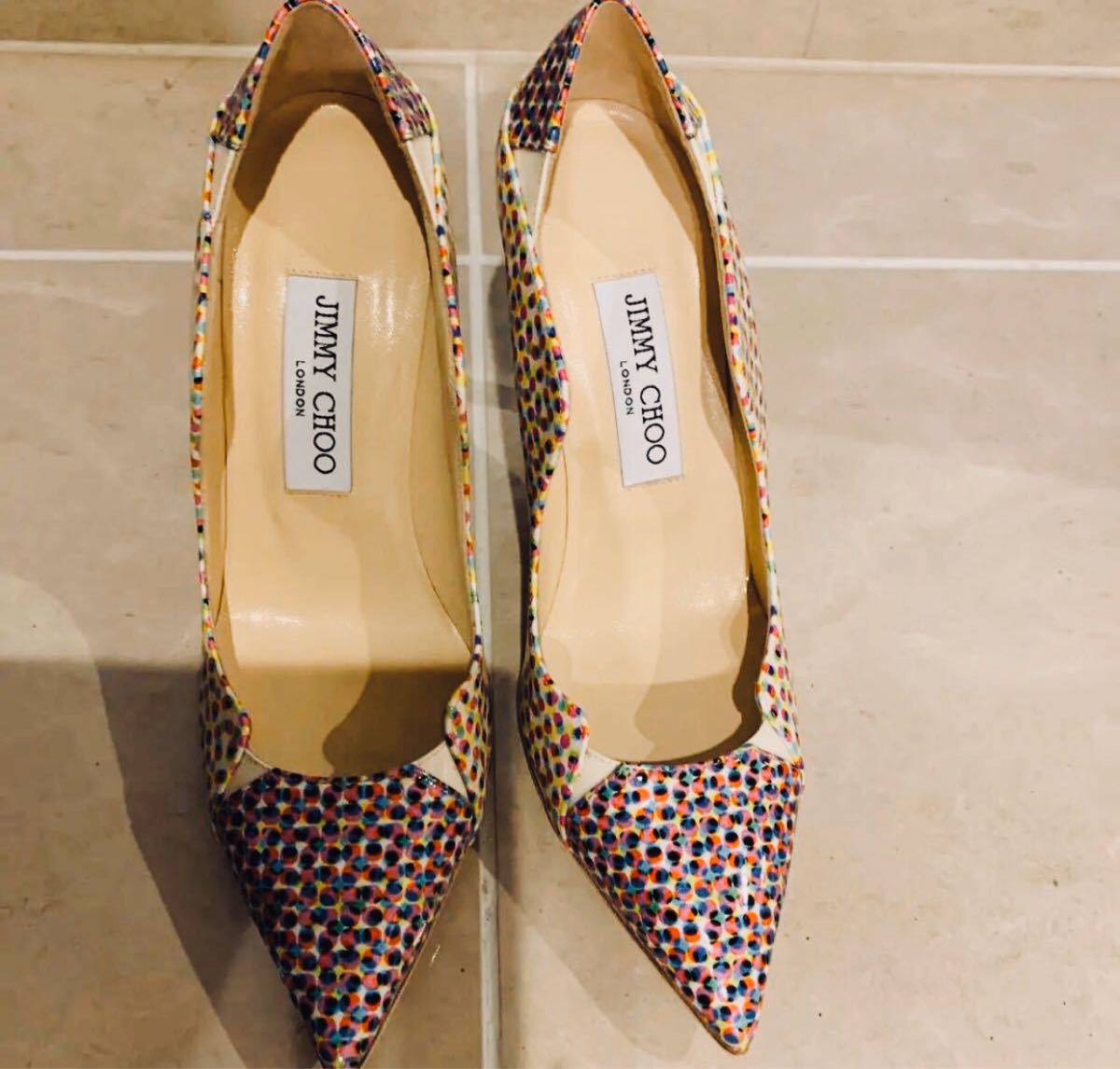 定価13万 レア 新品ジミーチュウJimmy choo パンプス レザー 36 | opts