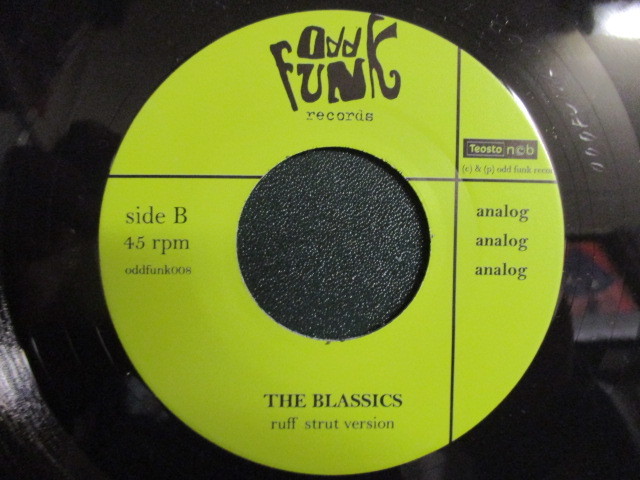 The Blassics ： Ruff Strut 7'' / 45s ★ フィンランドの現行Deep Funk ☆ シングル盤 / EP_画像2