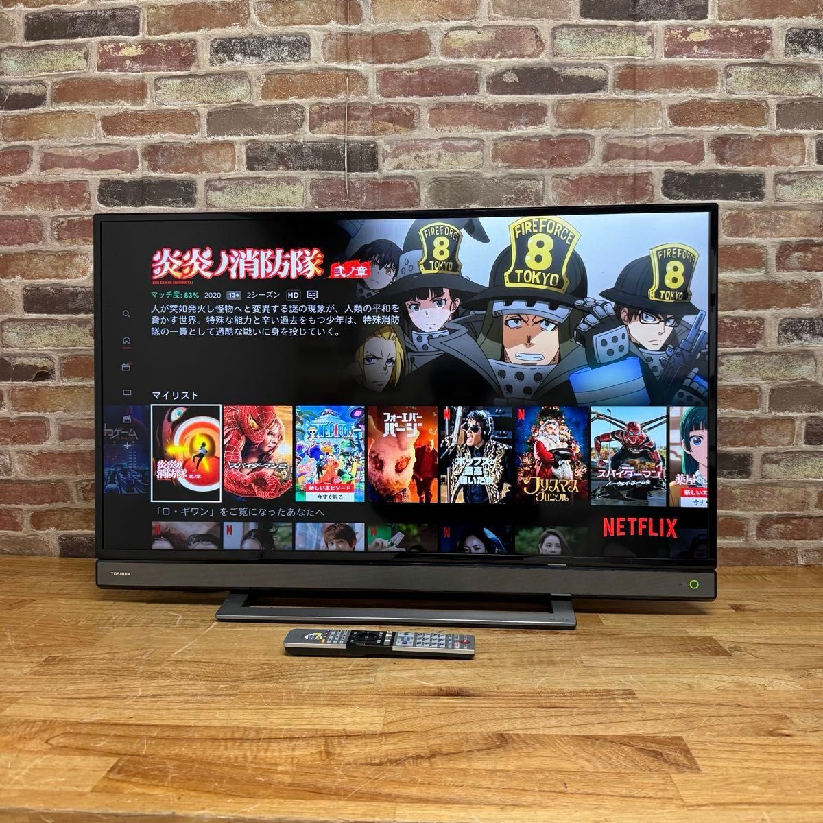 TOSHIBA 東芝 スマートテレビ 40V31 40型 Netflix 美品! 東芝 40インチ 液晶テレビ REGZA 40V31 フルハイビジョン 無線