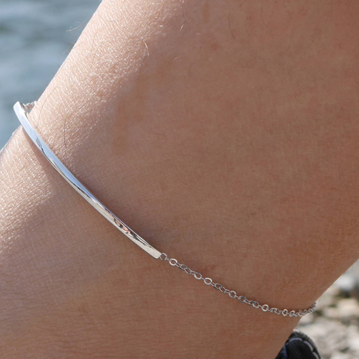 [ новый товар ]DAN-5 ножной браслет серебряный 925 Silver925 anklet ювелирные изделия ootd codeko-te пара накладывающийся установка SILVER GOLD серебряный аксессуары 12/14