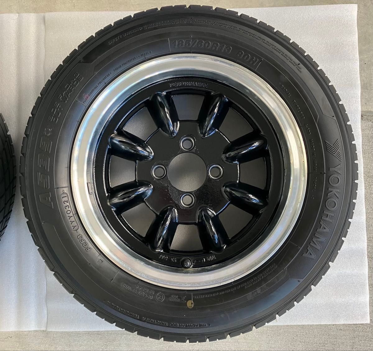 タイヤ・ホイール P100 希少 ケーターハム スーパー7用ホイール タイヤ2本セット6J×13