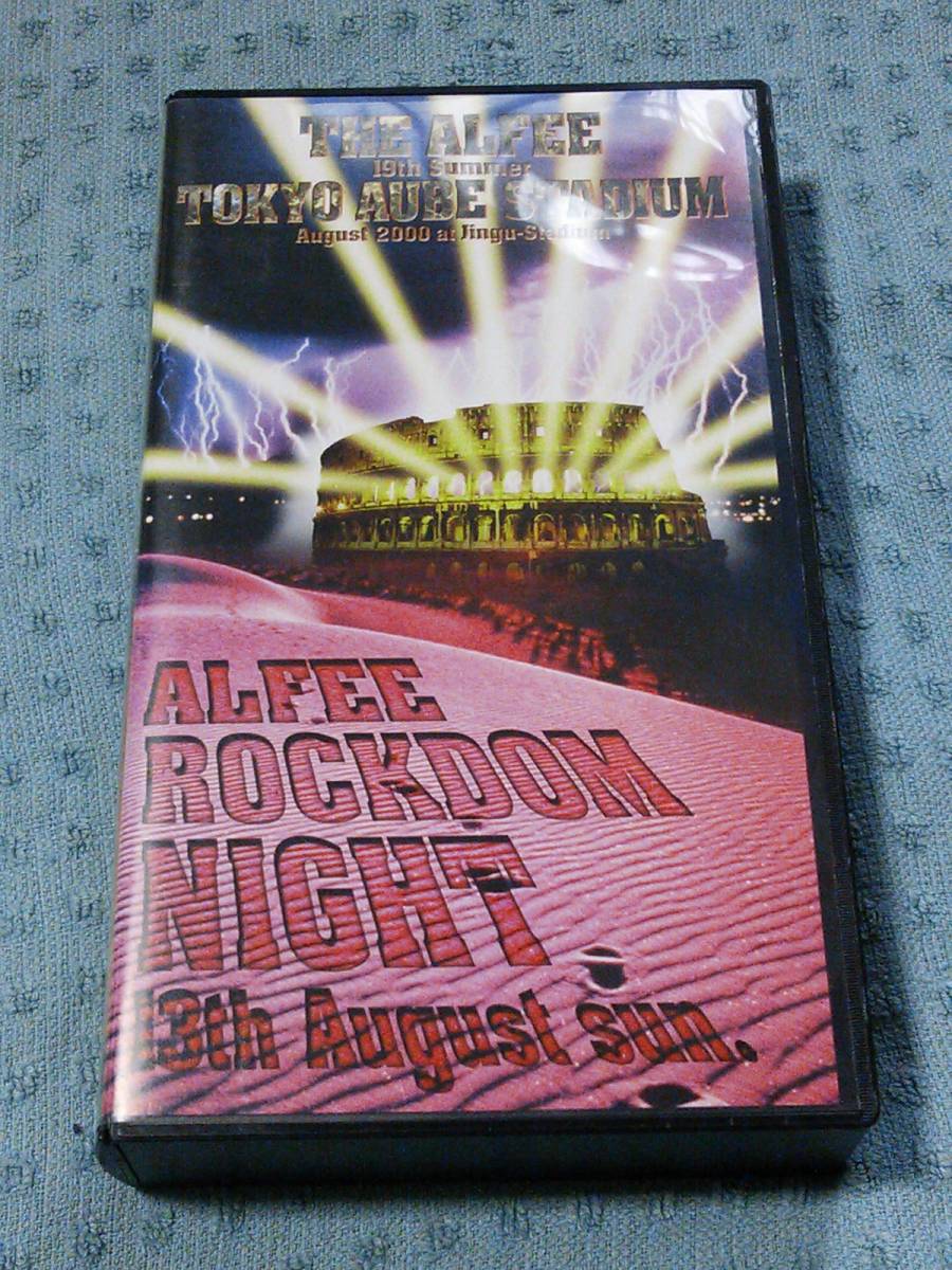 即決 VHSビデオ THE ALFEE(アルフィー) 19th Summer TOKYO AUBE