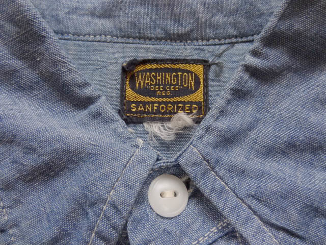 限定品】 ビンテージ ワシントン DC 希少 50S 60S マチ付 シャンブレー