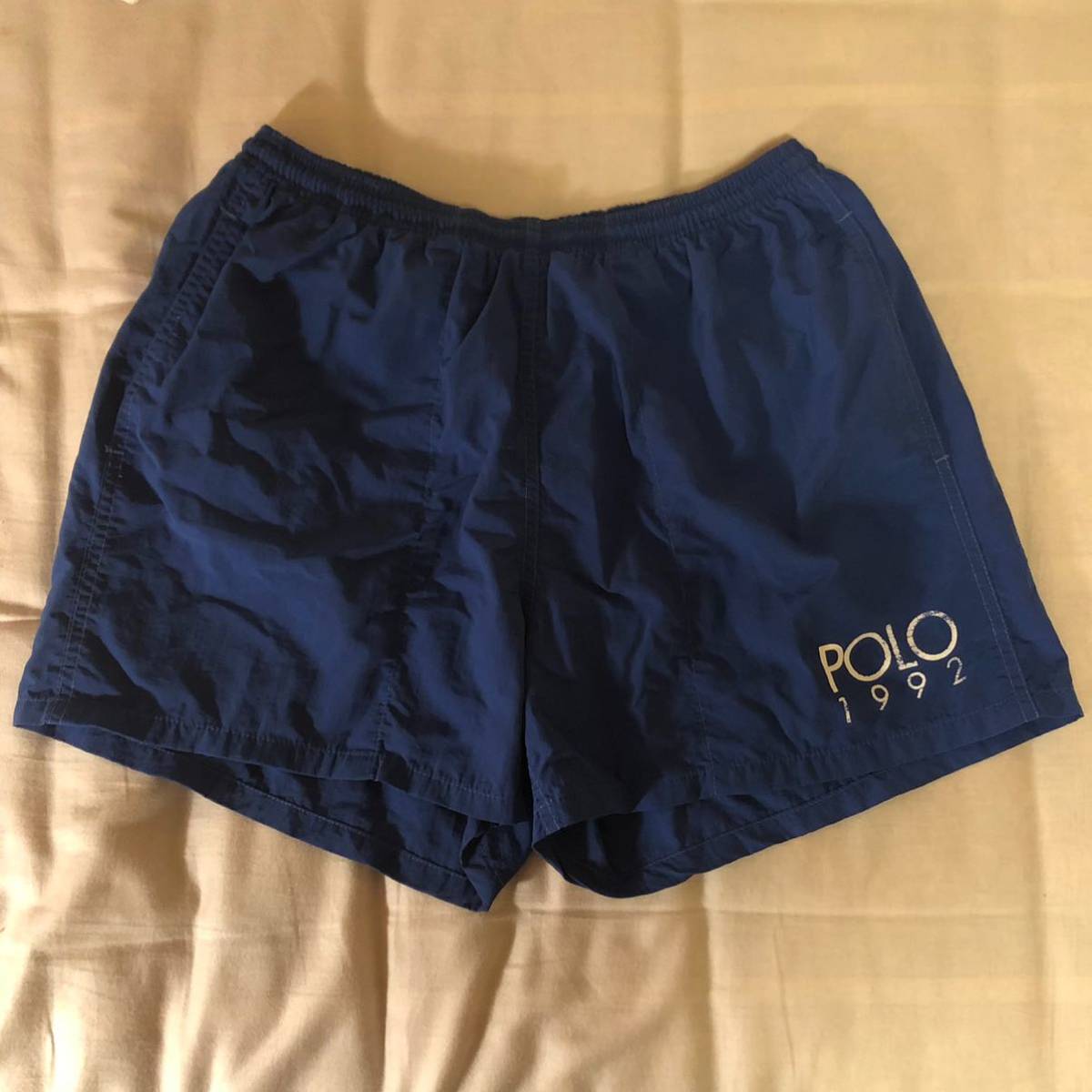 OG POLO RALPH LAUREN 1992 stadium shorts шорты голубой Stadium rrl country sport 1992 1993 stadium p wing snow beach