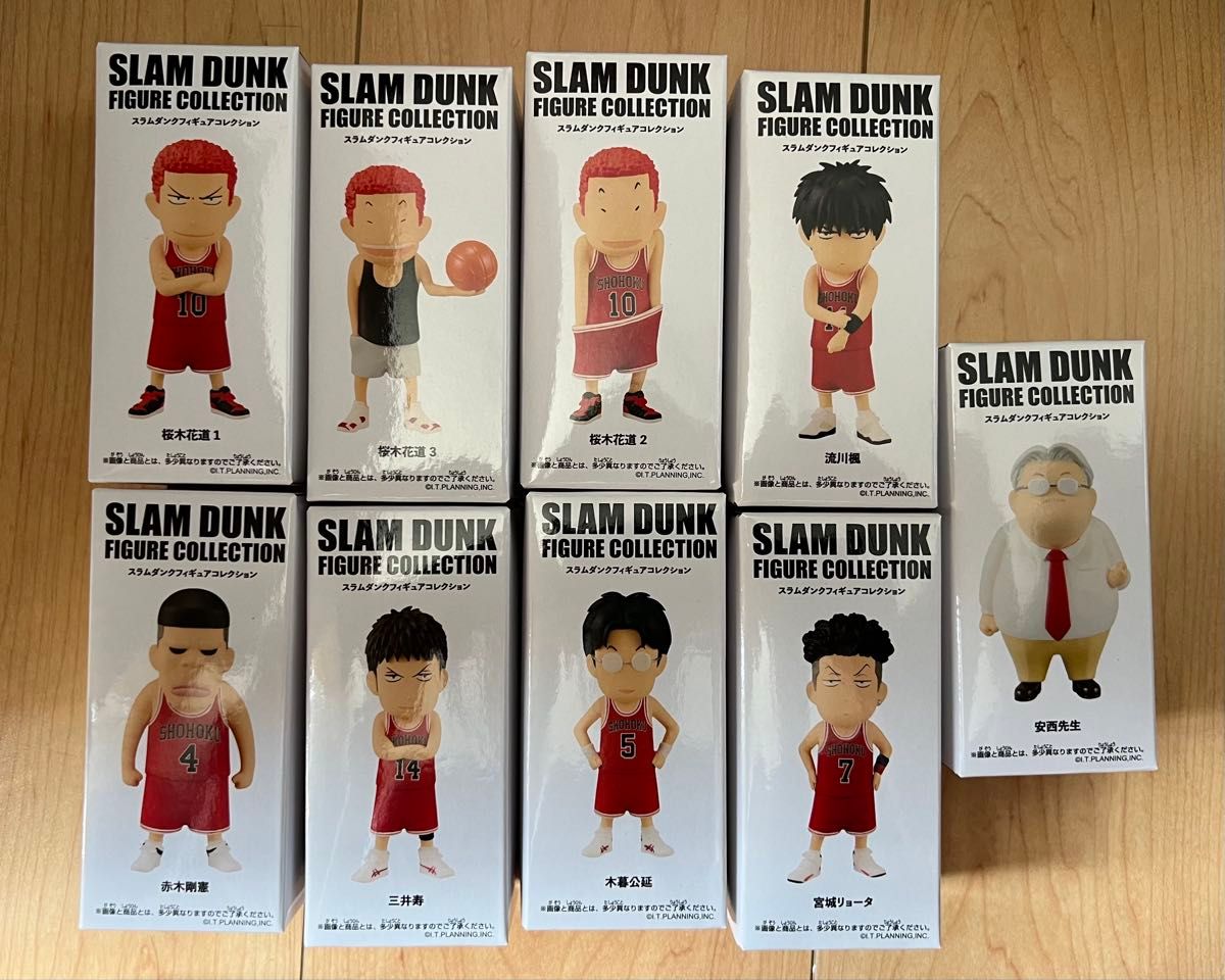 スラムダンク フィギュア 9体セット 初版正規品 SLAM DUNK フィギュアコレクション 9体セット|Yahoo