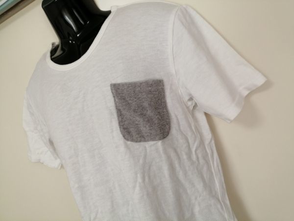 kkyj3959 ■ RAGEBLUE ■ レイジブルー Tシャツ カットソー トップス 半袖 コットン 白 M_画像4