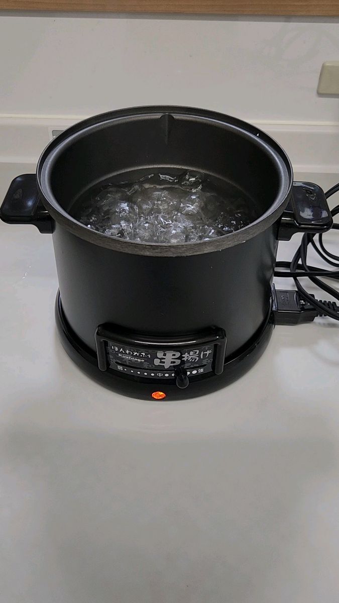 串揚げ鍋 電気卓上 ほんわかふぇ 和平フレイズ 取扱説明書付き