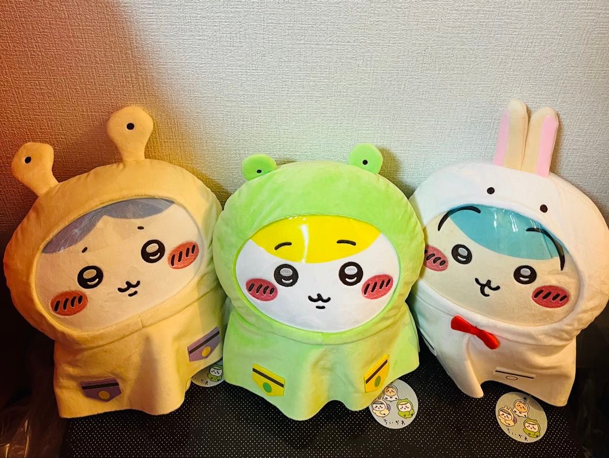 ちいかわ 雨の日BIGぬいぐるみ 3種フルセット ちいかわ 雨の日BIGぬいぐるみ 3種セット|Yahoo!フリマ(旧