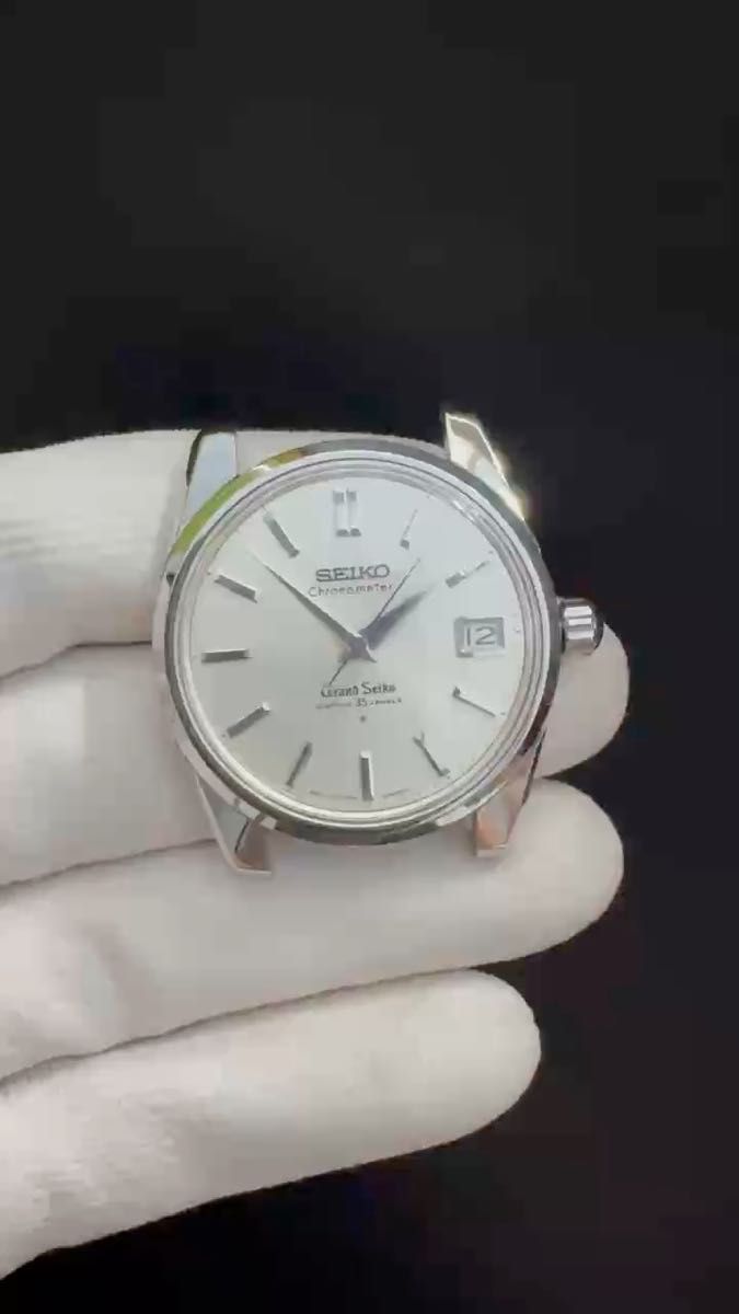 SEIKO Grand Seiko Chronometer Diashock 35Jewels, オリジナルは問題なく動作します