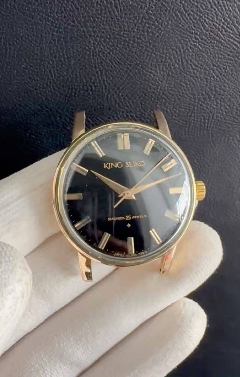KING SEIKO 腕時計 25石 , オリジナルの文字盤は美しく、機能します