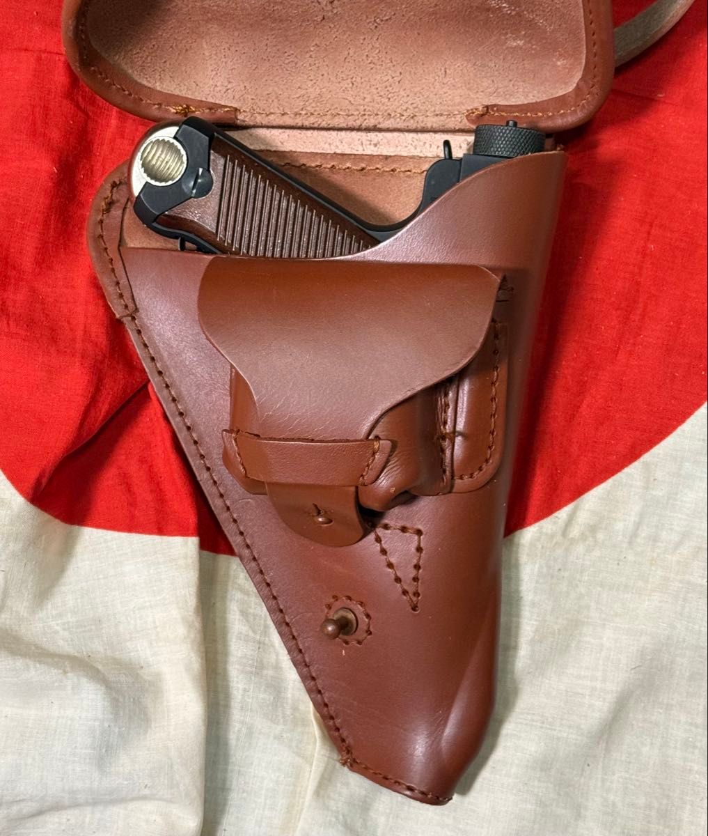 大日本帝国 南部14年式拳銃嚢 ホルスター(複製品)日本軍 陸軍 将校 下士官 大日本帝国 南部14年式拳銃嚢 ホルスター(複製品)日本軍