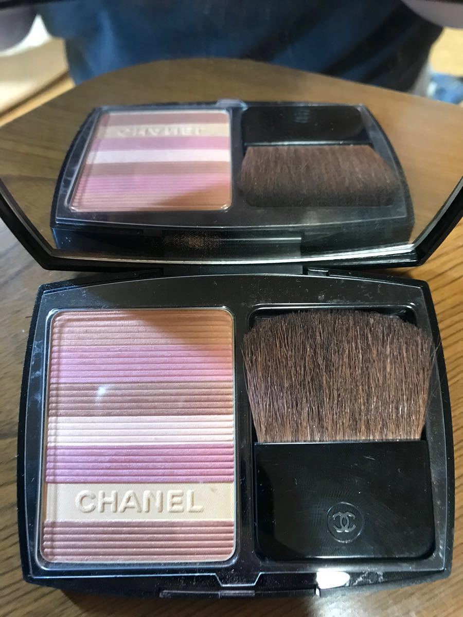 美品　【CHANEL フェイスパウダー　917 サーブルローズ】