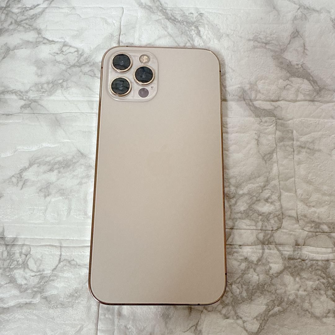 中古 美品 iPhone12pro ゴールド SIMフリー 256gb 1点限り