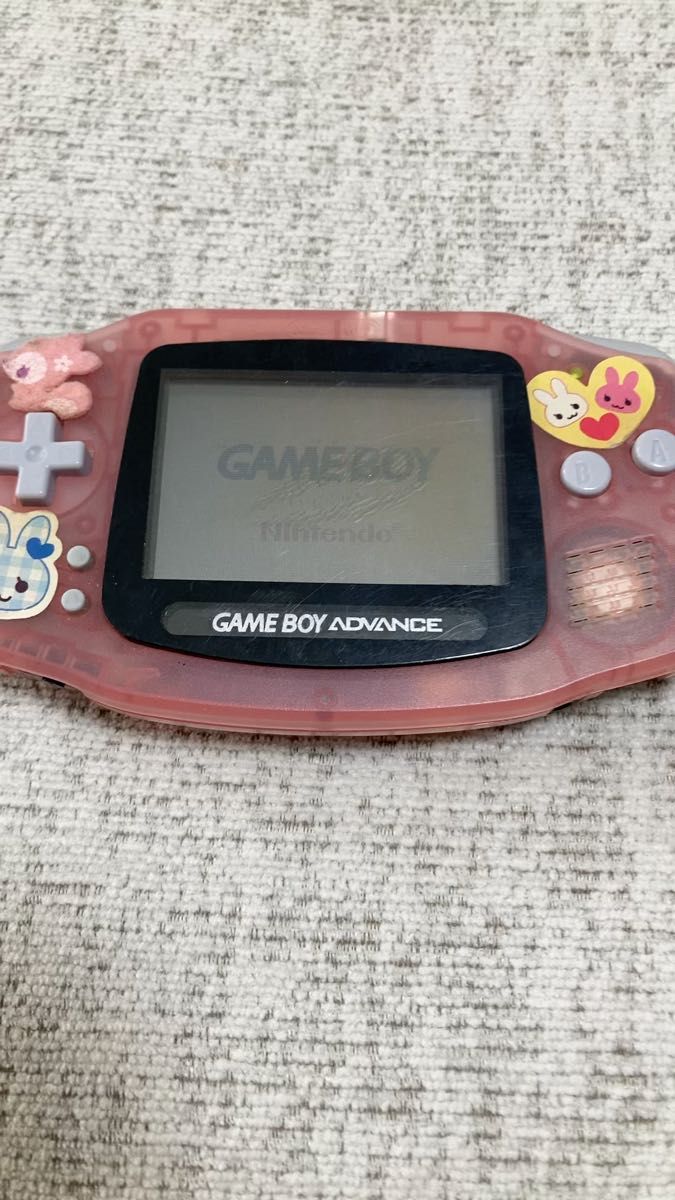 【動作確認済み】ゲームボーイアドバンス 本体 ピンク 取扱説明書付き