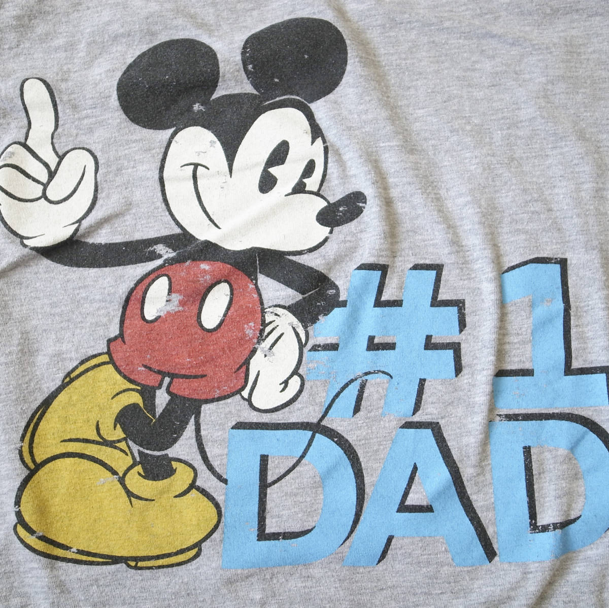 【公式】Disney（ディズニー）グラフィックTシャツ／ミッキーマウス／#DAD／M_画像1