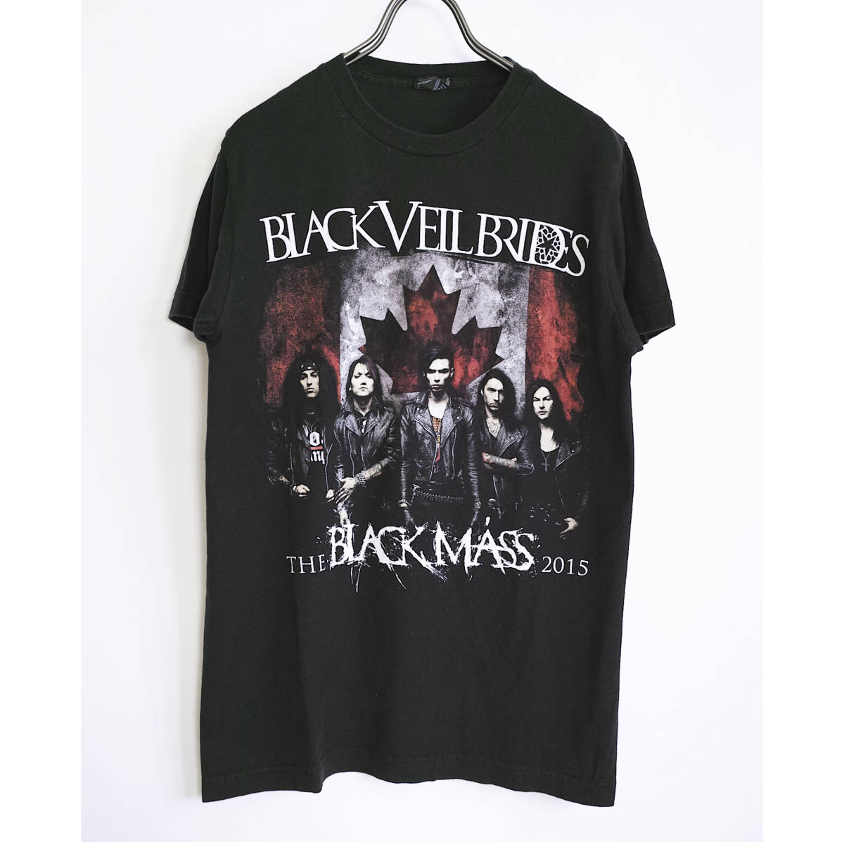 【Black Veil Brides】ブラック・ベイル・ブライズ／THE BLACK MASS 2015／バンドTシャツ／ツアー／格安／US古着／インポート／M&O／公式_画像2