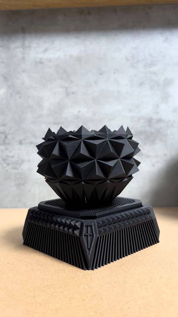 鉢皿CROSSSTUDS黒 植木鉢 作家鉢