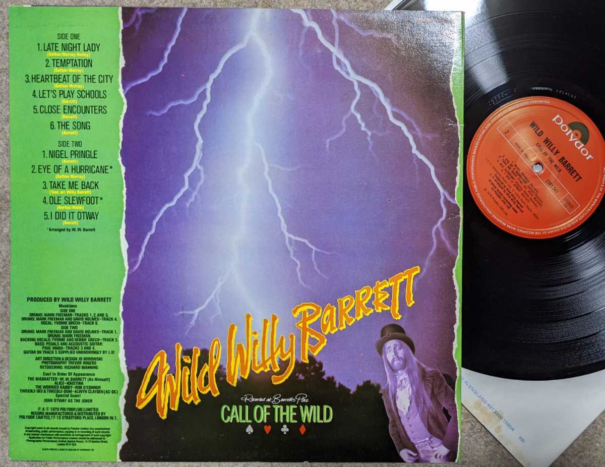 Wild Willy Barrett-Call Of The Wind★英Orig.美盤/マト1_画像2