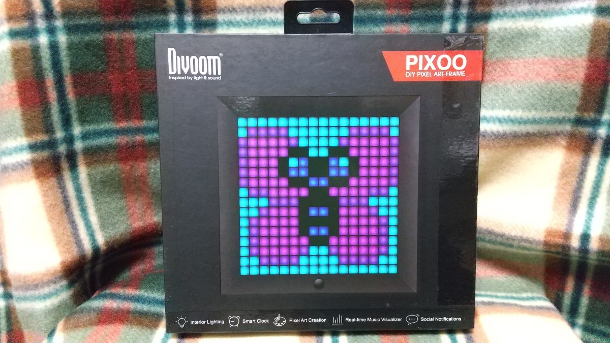 DIVOOM PIXOO ピクセルアートフレーム ブラック