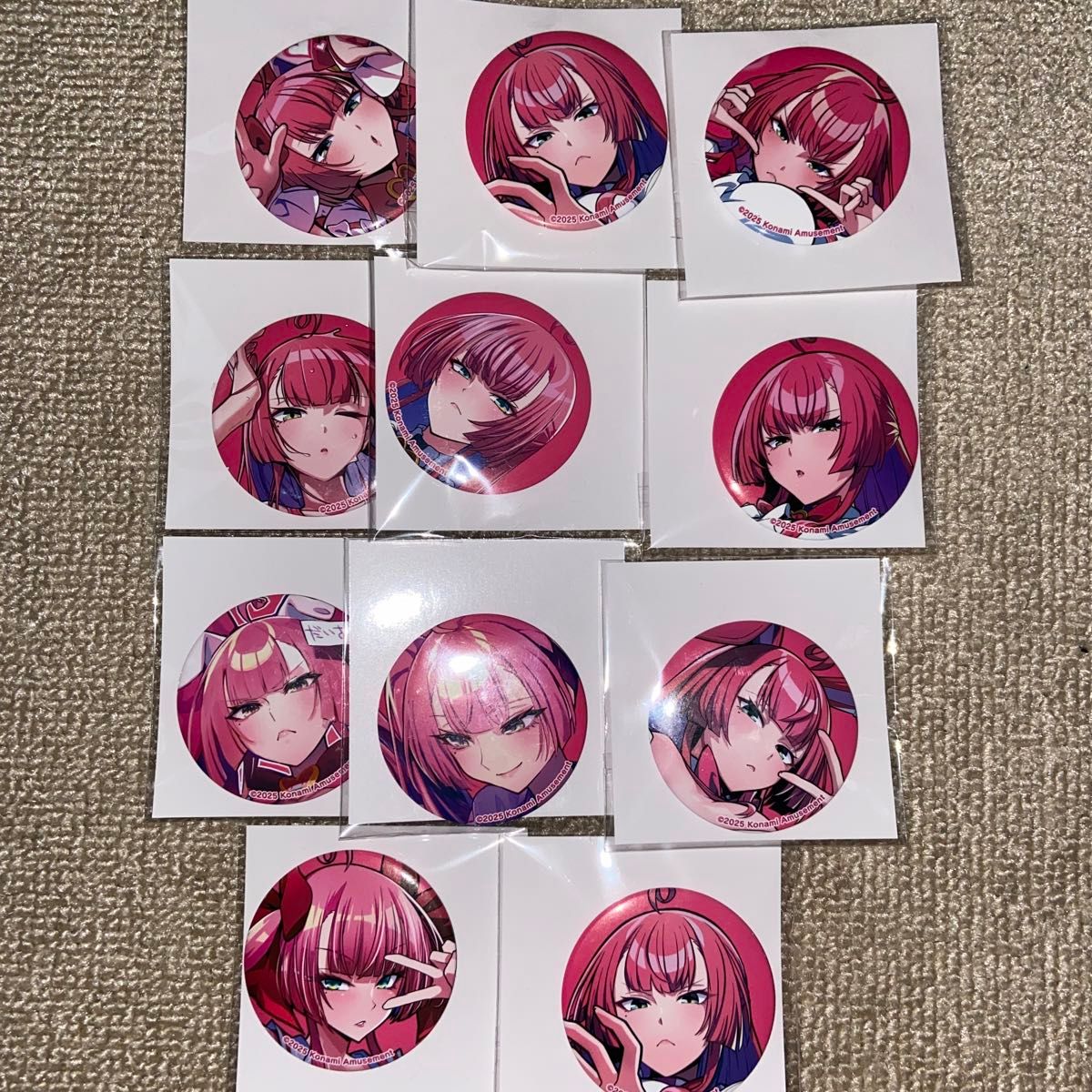 ミツモトダイアがいっぱいくじ　D賞 缶バッジ12種コンプセット 麻雀ファイトガール 「ミツモト・ダイア」がいっぱいくじ D賞 缶