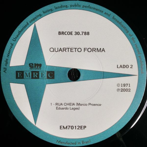 [7] Quarteto Forma / Quarteto Forma / Jazz / Latin / Funk / Soul / Folk / World / MPB
