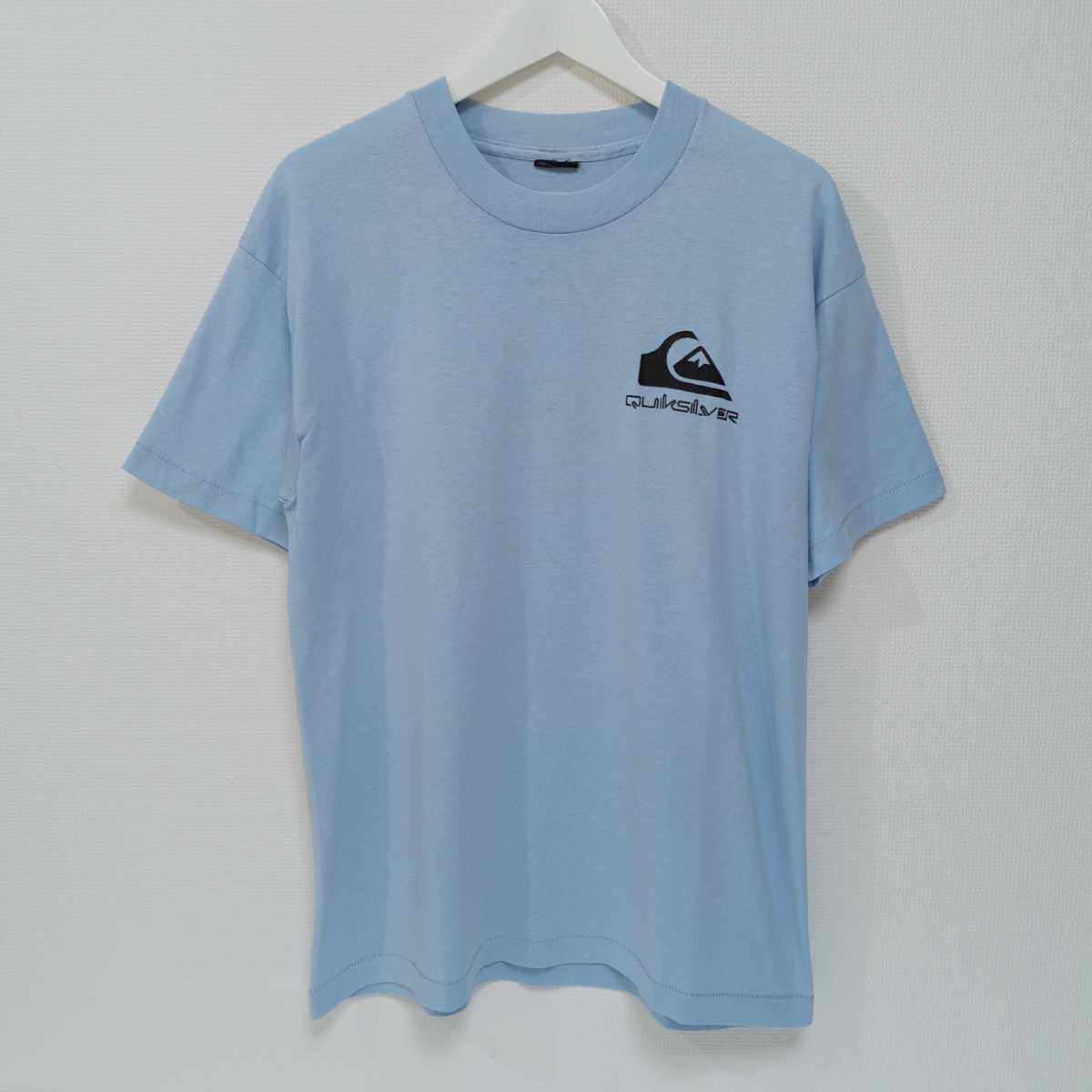即決 L 80s QUIKSILVER クイックシルバー Tシャツ VINTAGE SURF 即決 L 80s QUIKSILVER クイックシルバー Tシャツ VINTAGE SURF