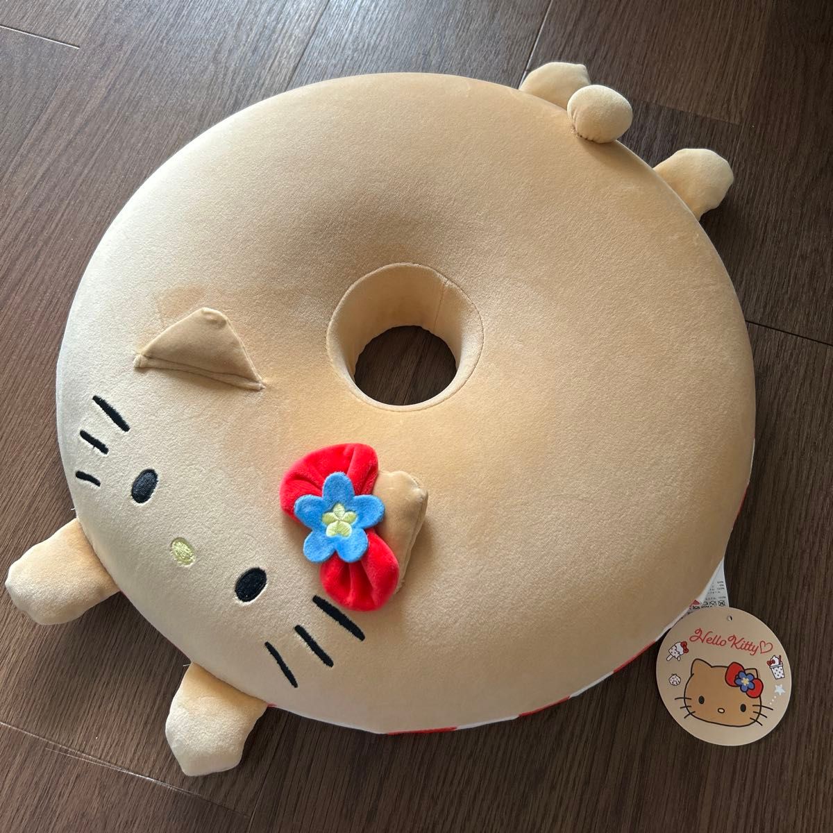 ★新品 ハローキティ 日焼けキティ アベイル限定 円座クッション2個セット ハローキティ 日焼けキティ 円座クッション アベイル サンリオ