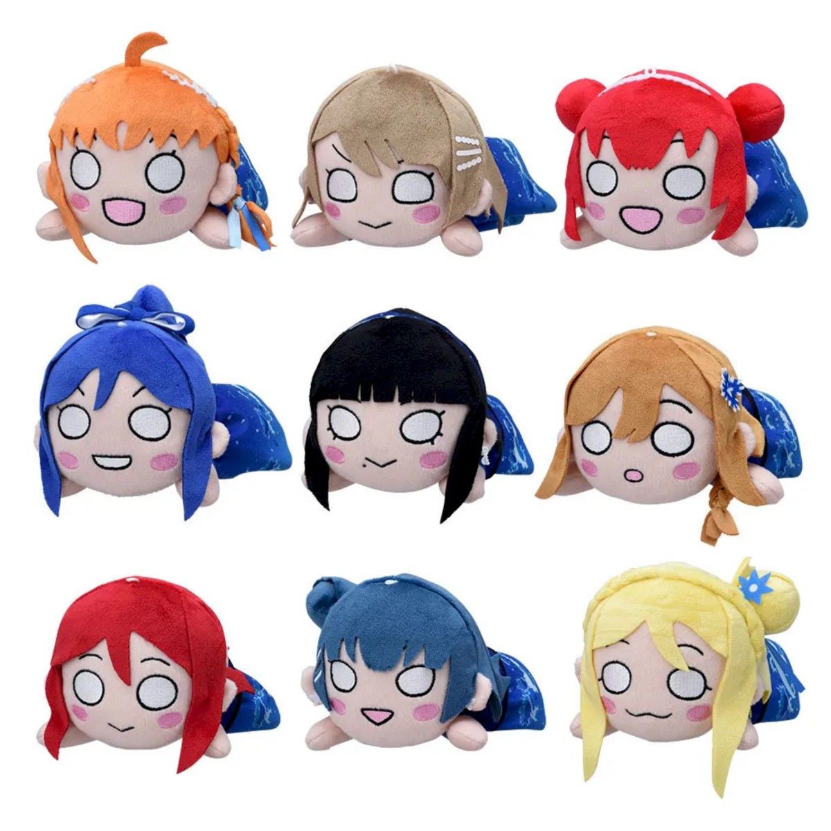 ラブライブ サンシャイン 寝そべり vol.1~3 全9種セット ラブライブ サンシャイン 寝そべりぬいぐるみ~永久hours~Vol 1~3
