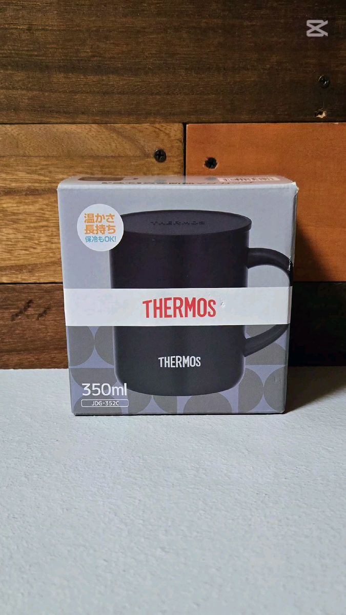 【新品、未使用、未開封】 THERMOS サーモス 真空断熱マグカップ 350ml スモークブラック ★現品限りです