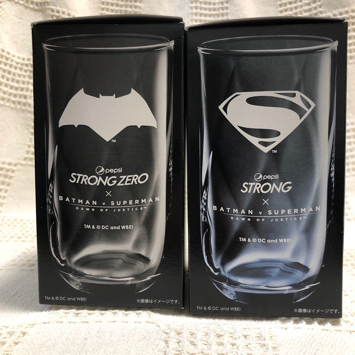 バットマン×スーパーマンペプシストロングコラボグラス