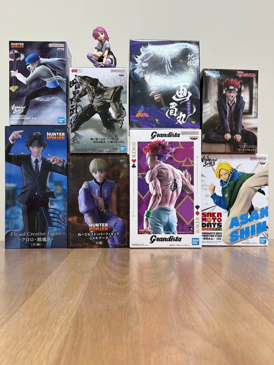 HUNTER×HUNTER フィギュア クロロ シャルナーク マチ カイト ハンターハンター Grandista ヒソカ クロロ 鎮魂歌 シャルナーク