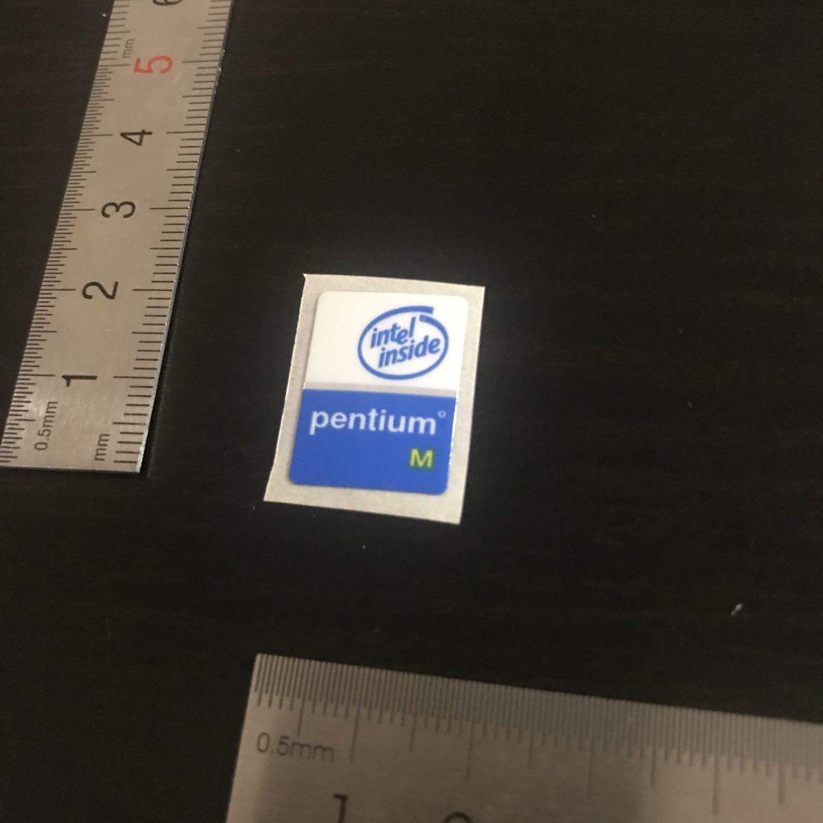 インテルintel inside pentium M エンブレムシール@1798b