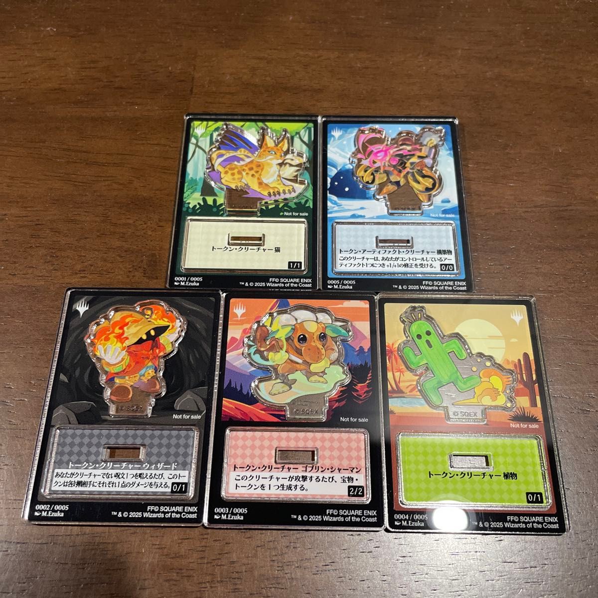 ★未開封 MTG FINローソン限定 アクリルスタンドトークン 10個セット ローソン MTG マジックザギャザリング ファイナルファンタジー