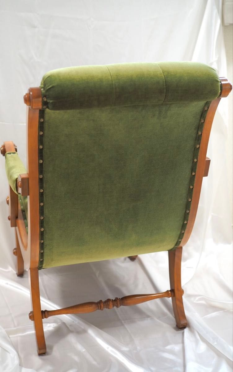 横浜ダニエル ブーツ 1P ソファ チェア 椅子 樺材 英国 アンティーク 横浜クラシック家具 Daniel(ダニエル)のブーツ ラブシートです