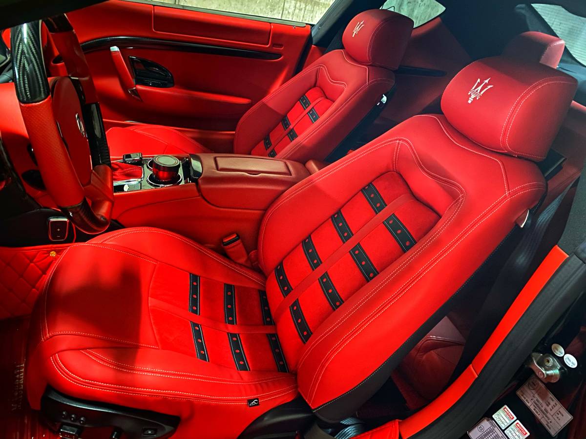 * Maserati Gran Turismo *MaseratiGranturismo* leather & alcantara Daytona seat cover driver`s seat & passenger's seat 