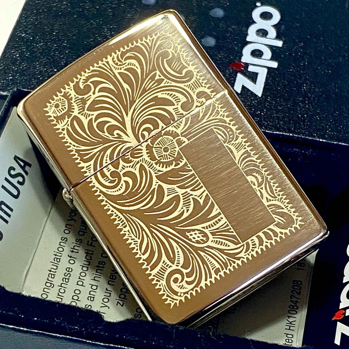 株DAICHI未使用ベネチアンブラスZIPPO 新品 Zippo 純正 ベネチアン ブラスポリッシュ 真鍮 ジッポー