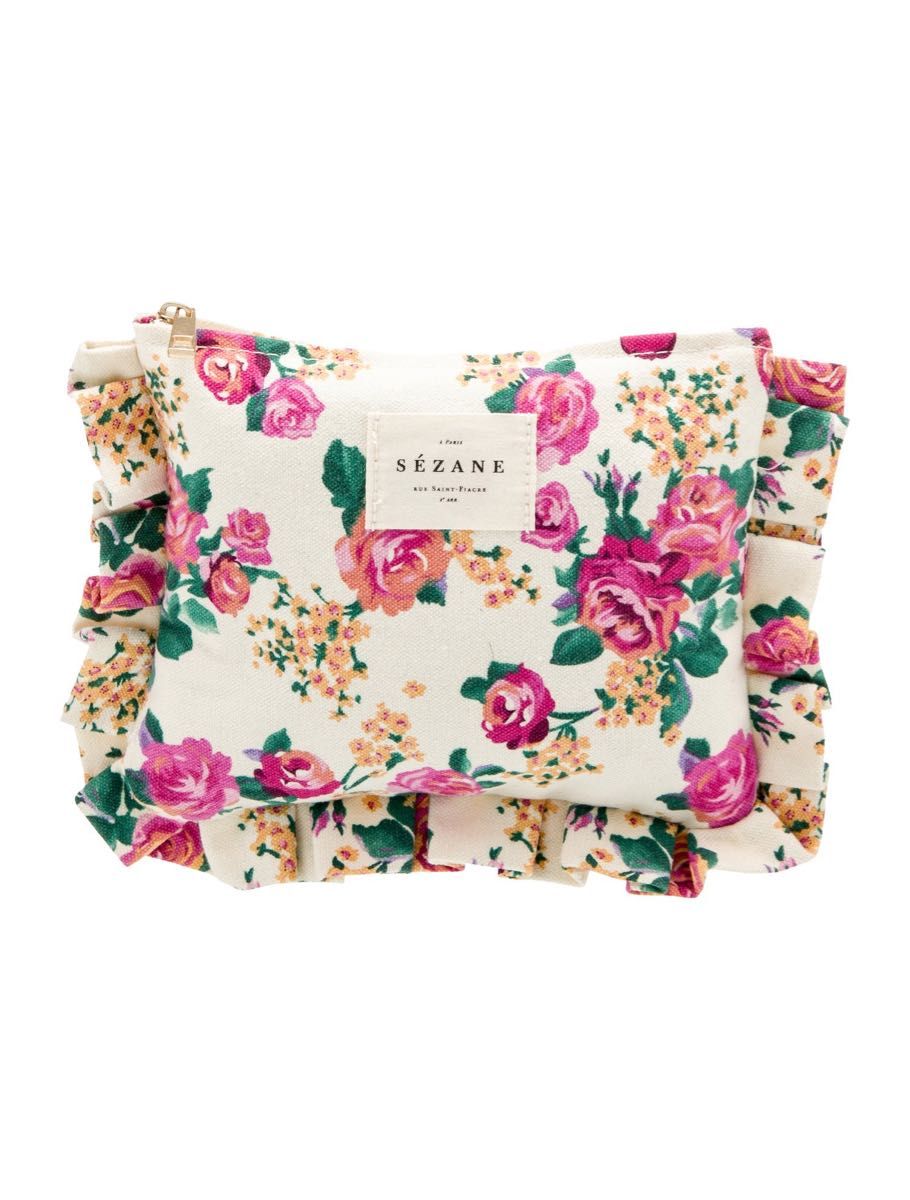 国内配送★セザンヌ 可愛い デザイン 花柄 コスメ ポーチ 未使用品 Sezane セザンヌ 花柄ポーチ レア品|Yahoo!フリマ(旧