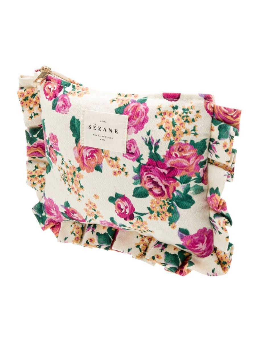 セザンヌ 花柄 コスメ ポーチ 未使用品 Sezane セザンヌ 花柄ポーチ レア品|Yahoo!フリマ(旧