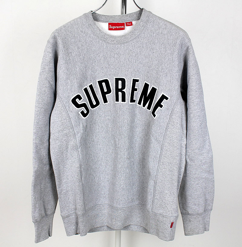 シュプリーム Supreme スウェット トレーナー グレー サイズM