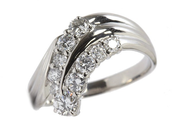 ダイヤモンドリング 1.04ct Pt900 19号 プラチナ 指輪 03395 | www