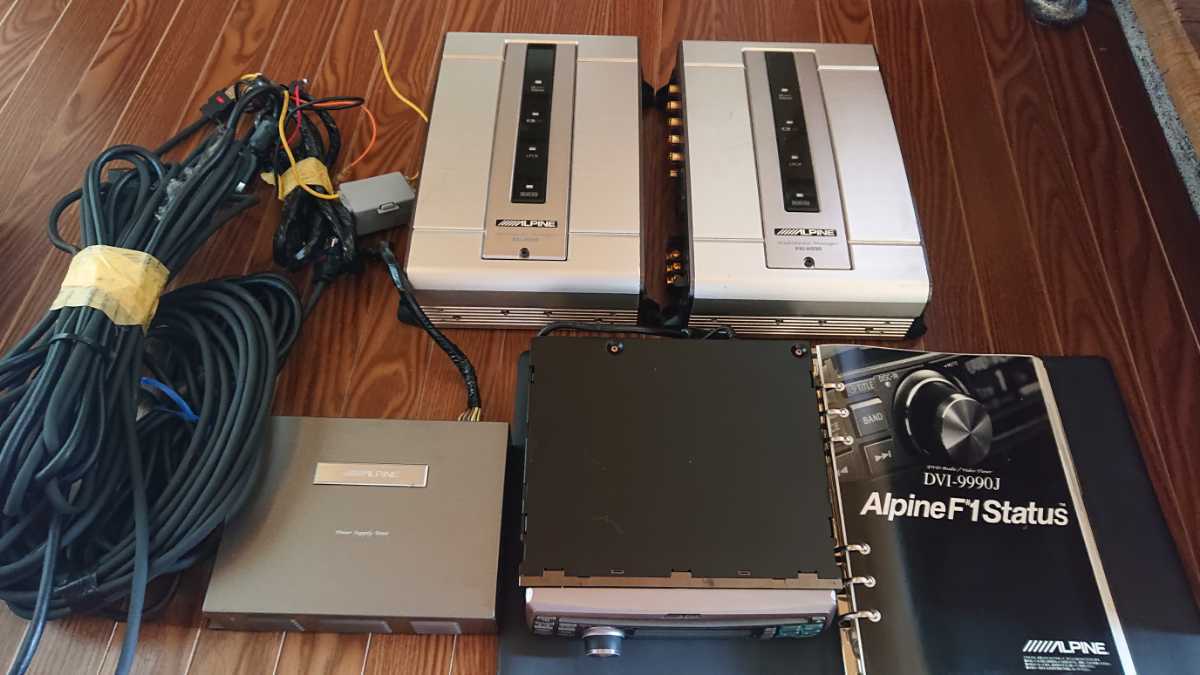 ALPINE F1 DVI-9990J PXI-H990 Alpine Audio Technica cable set 