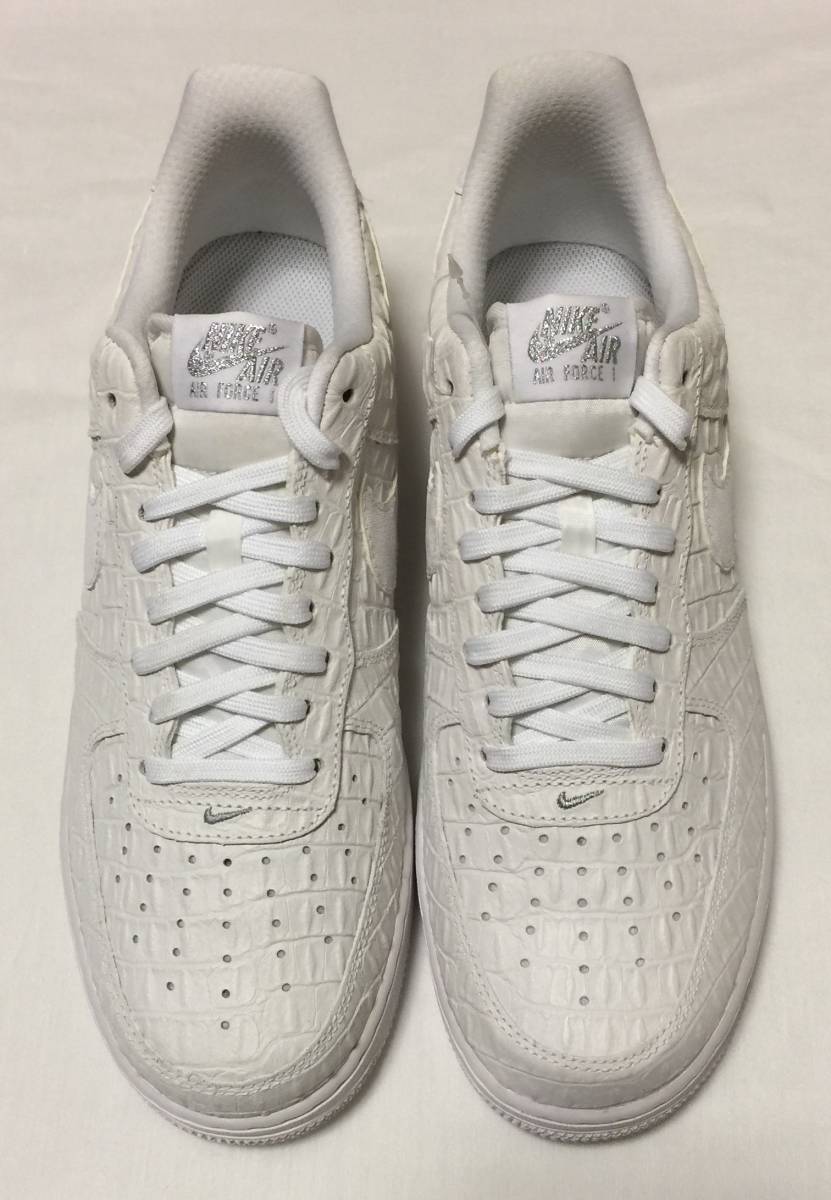 NIKE AIR FORCE 1 '07 LV8 718152-103 エアフォース1 07 クロコダイル 型押しレザー ホワイト 白 WHITE 28.5 us10.5 新品未使用 送料無料