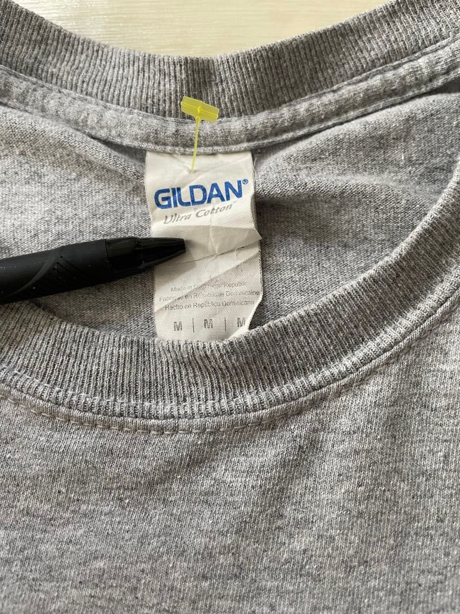 GILDAN 企業系　Tシャツ キャラT コラボT US古着　フェード　M