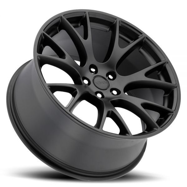 Dodge Challenger/Charger SRT Hellcat 20x9.0J 5x115 +20mm ダッジ チャレンジャー チャージャー レプリカ ブラック_画像2