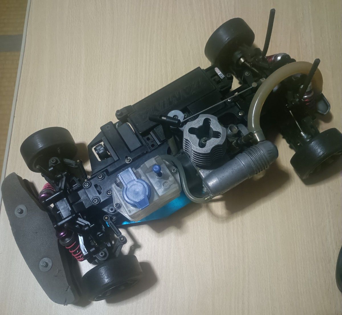 タミヤ TNS エンジン ドリフト仕様 中古 タミヤ TNS エンジンカー ドリフト仕様 ノーマル 中古 2台